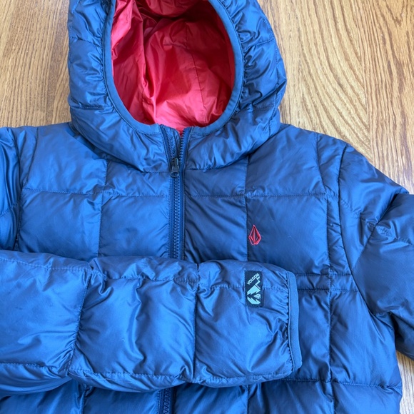 Volcom Hooded Puff Puff Jacket Black youth XL - Picture 7 of 15